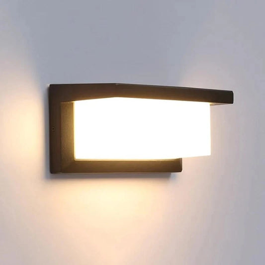 Vandtæt Udendørs Væglampe - Akryl - Metal - LED Pærer Wall Light Fixtures Danmarkmode.dk