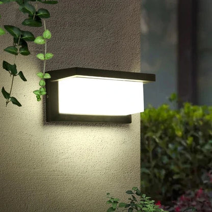 Vandtæt Udendørs Væglampe - Akryl - Metal - LED Pærer Wall Light Fixtures Danmarkmode.dk