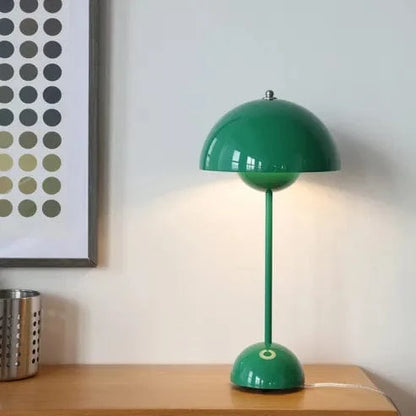 VP9 Flowerpot Bordlampe - Minimalistisk Metal Sidelampe - Trådløs - Dæmpbar Table Lamp Danmarkmode.dk