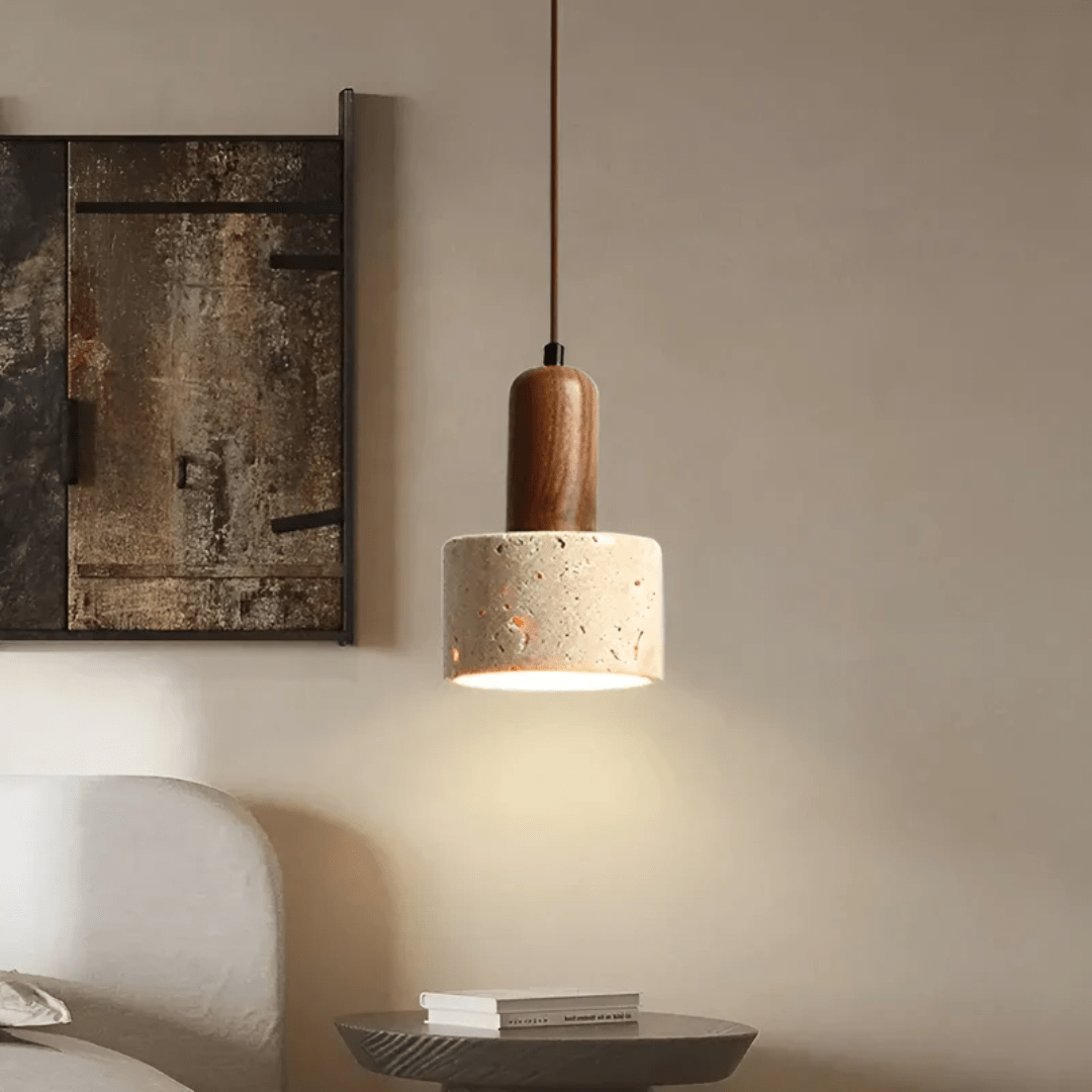 Wabi-Sabi Plafondlampe - Japans Design, TranquilGlow, Modern, Metal, 40cm, Minimalist, Soft Light, Neutral Colour, Home Lighting *Japans Design Wabi-Sabi Plafondlamp - TranquilGlow Danmarkmode