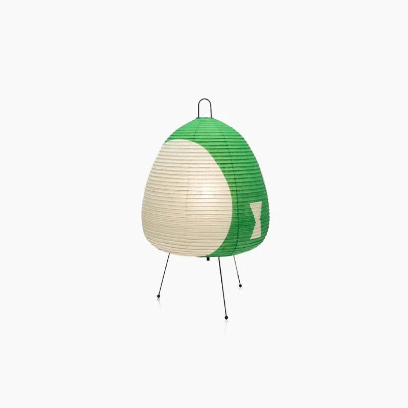 Wabi Sabi Rispapir Farvet Lanterne - Bordlampe - Japandi - Akari Lampe Table Lamp Danmarkmode.dk