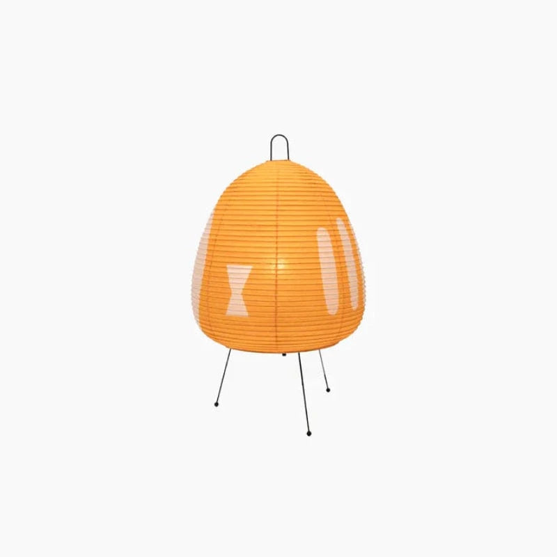 Wabi Sabi Rispapir Farvet Lanterne - Bordlampe - Japandi - Akari Lampe Table Lamp Danmarkmode.dk