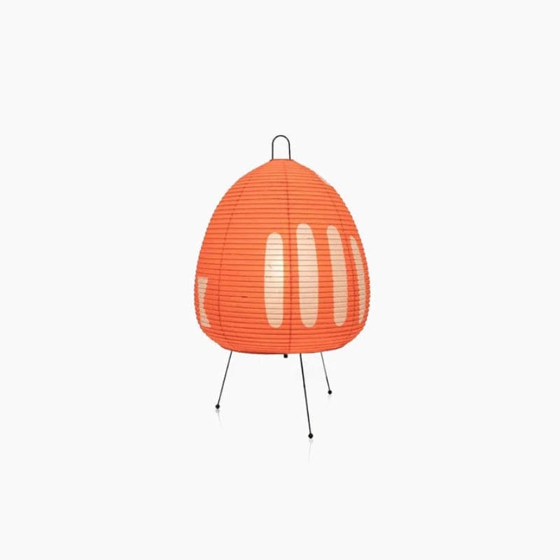 Wabi Sabi Rispapir Farvet Lanterne - Bordlampe - Japandi - Akari Lampe Table Lamp Danmarkmode.dk